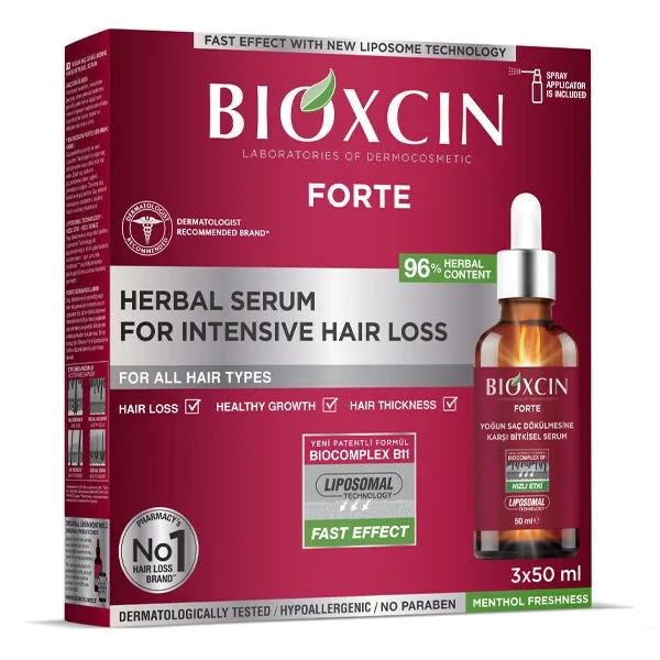BIOXCIN FORTE Serum przeciw wypadaniu wlosow 3 x 50 ml
